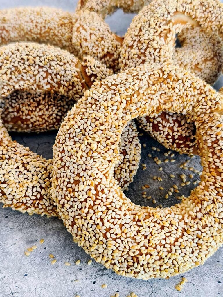 Koulouri Thessalonikis - The Greek Sesame Bagel - Bread